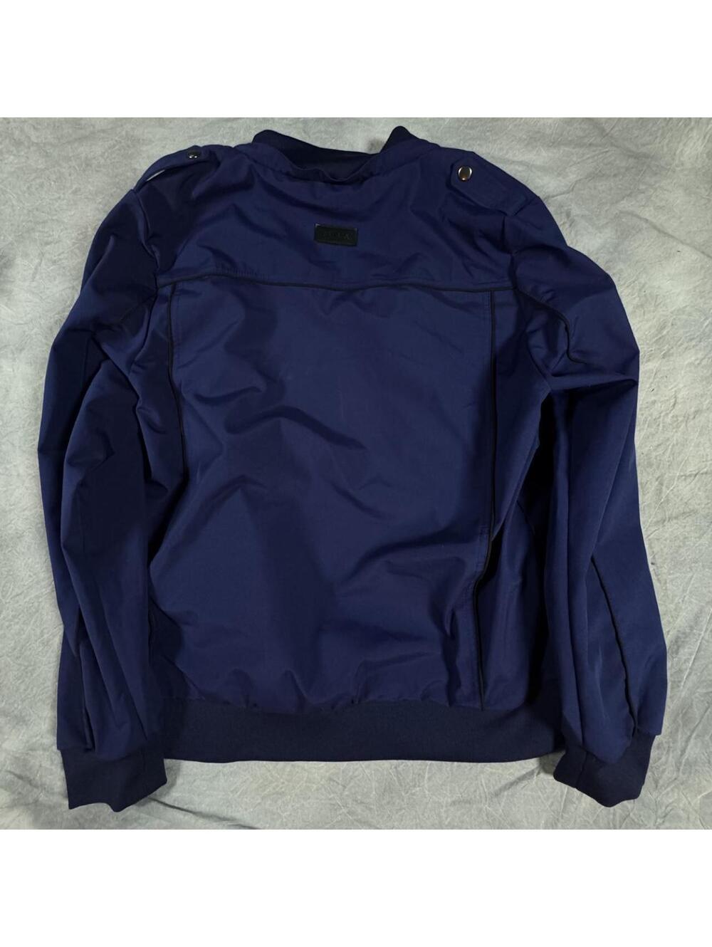 Baubax Men’s Travel Jacket XL Cobalt Multi Pocket Utility Bomber - Picture 8 of 8